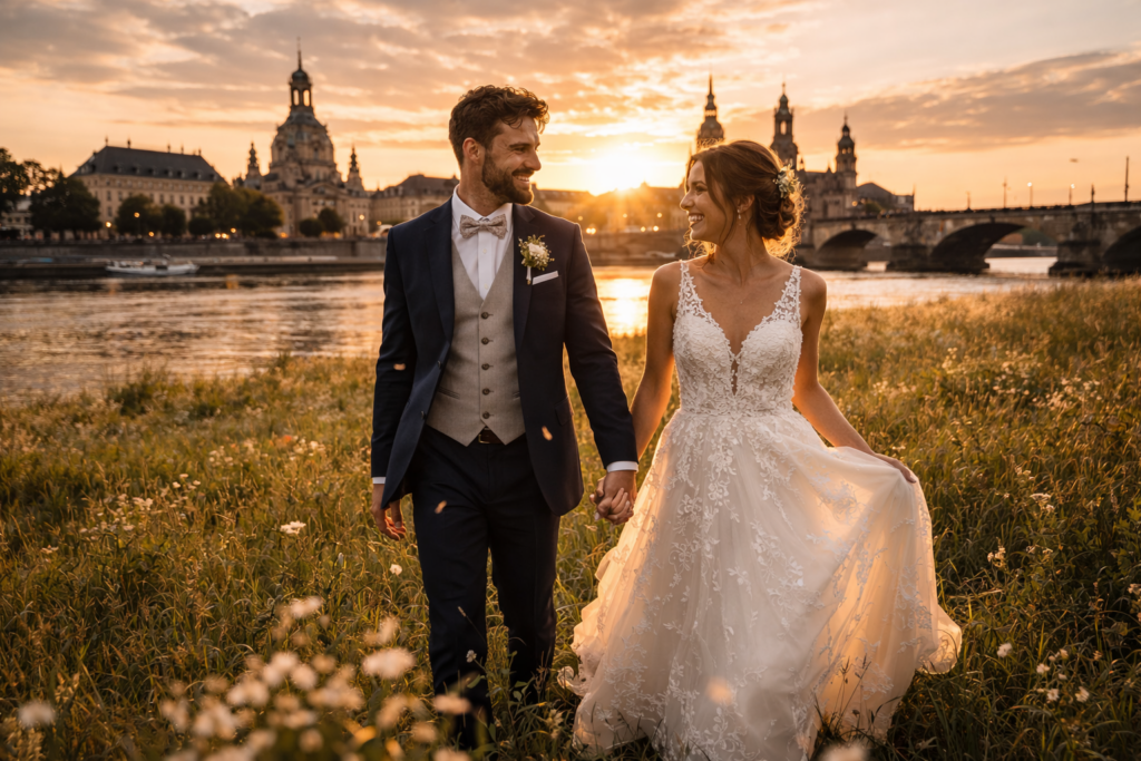 Hochzeitsreportage in Dresden Moritzburg Radebeul Bautzen Meißen Kamenz