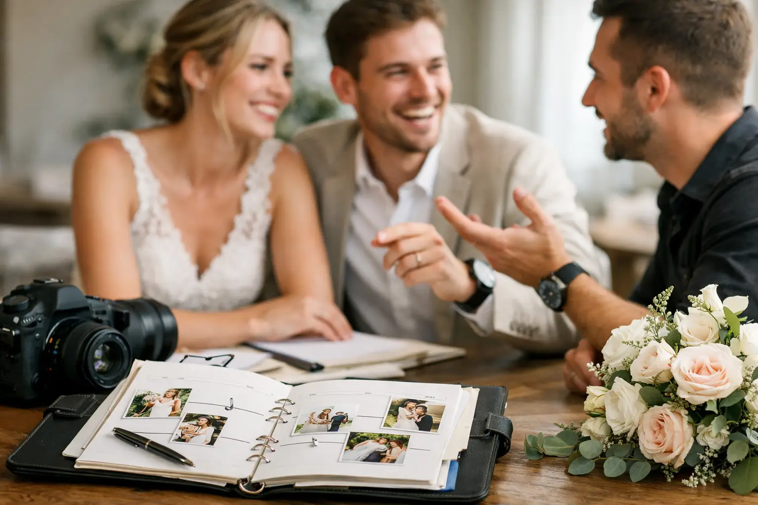 Den Ablauf der Hochzeit mit Fotograf planen